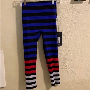 Striped leggings